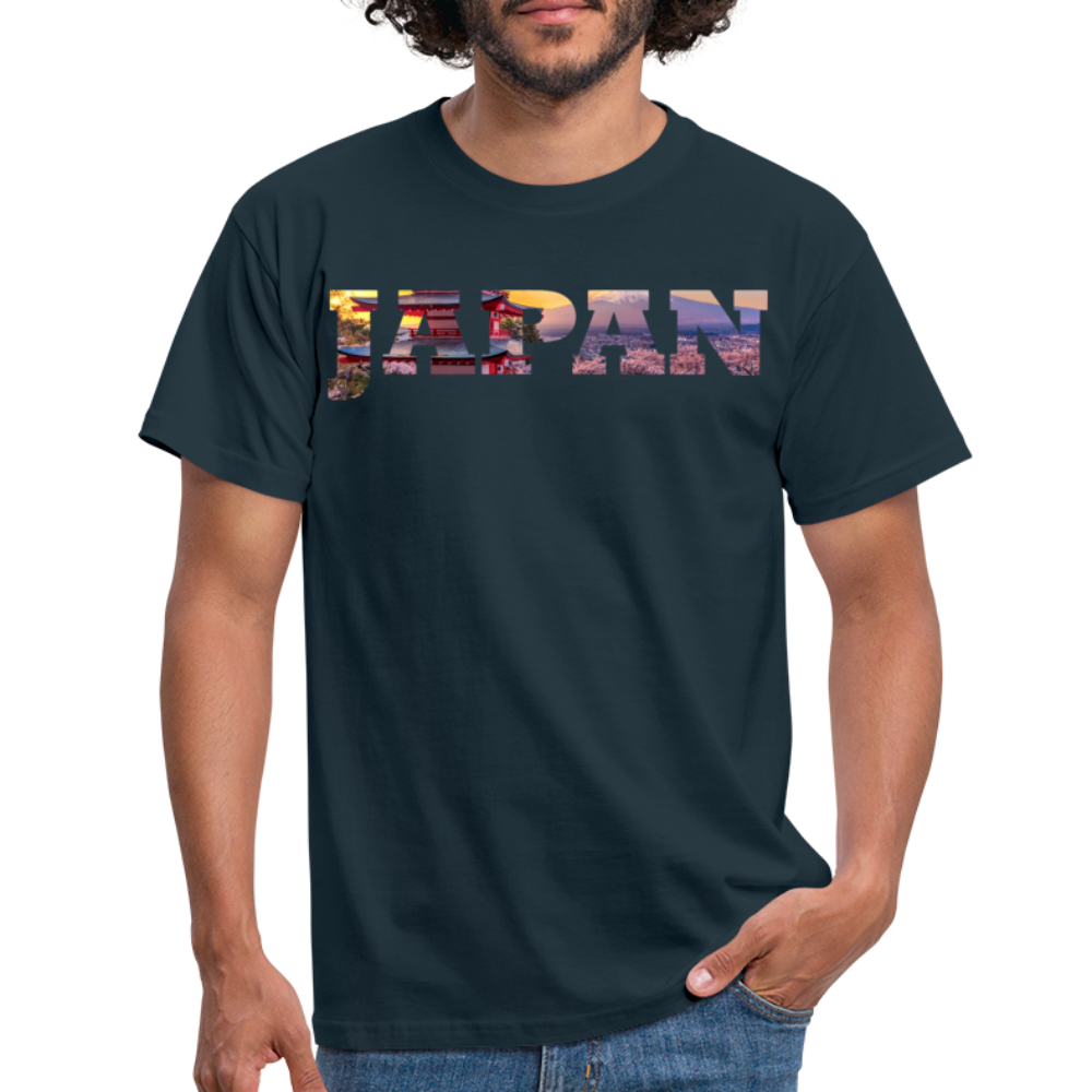 T-Shirt Japan "Bold Panorama" - Navy