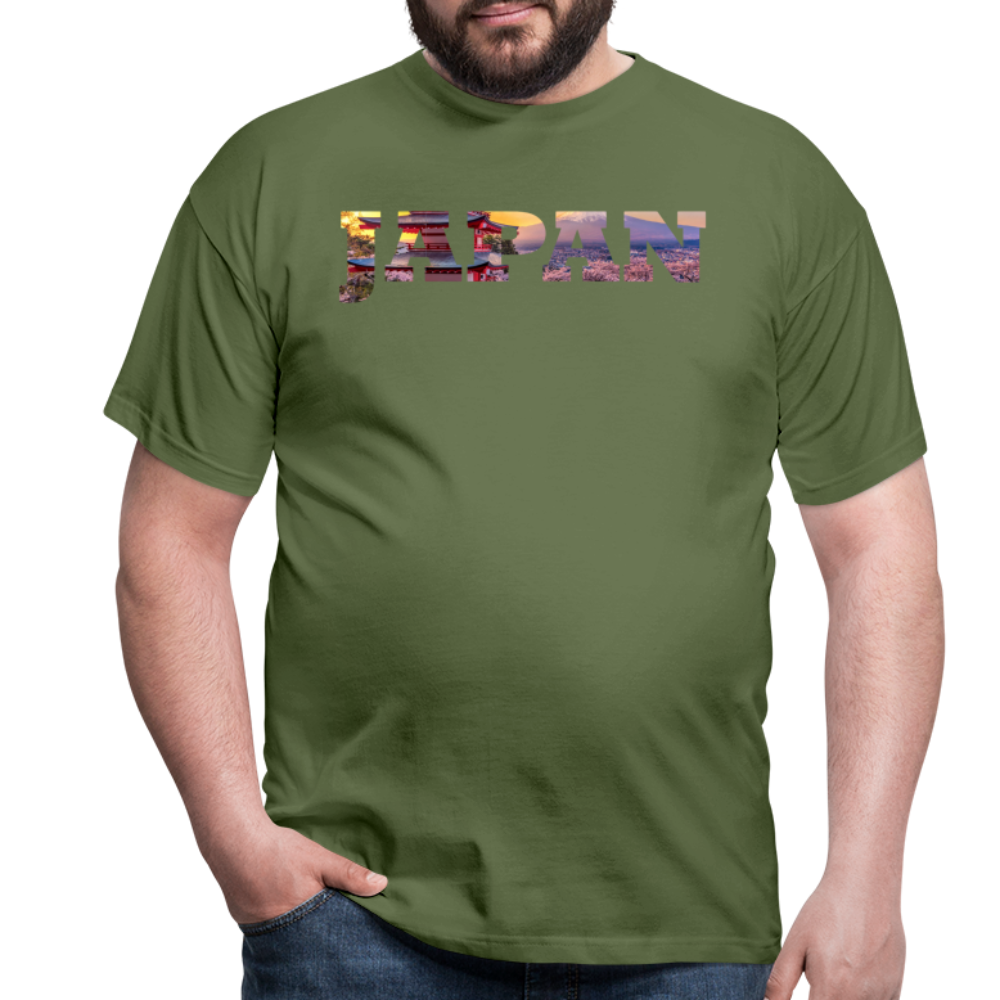 T-Shirt Japan "Bold Panorama" - Militärgrün