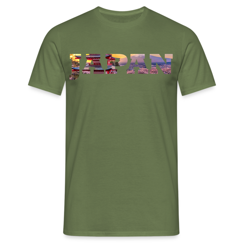 T-Shirt Japan "Bold Panorama" - Militärgrün