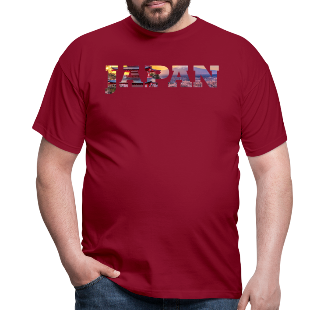 T-Shirt Japan "Bold Panorama" - Ziegelrot