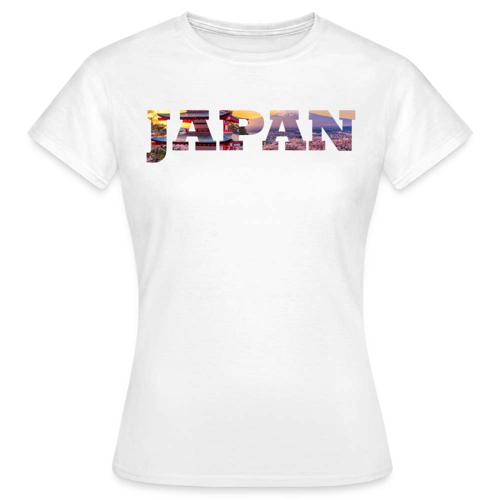T-Shirt Ladies Japan "Bold Panorama" - Weiß