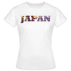 T-Shirt Ladies Japan "Bold Panorama" - Weiß