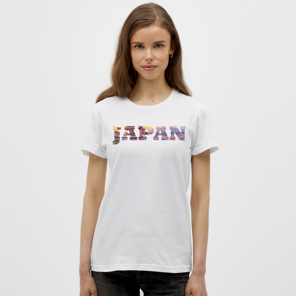 T-Shirt Ladies Japan "Bold Panorama" - Weiß