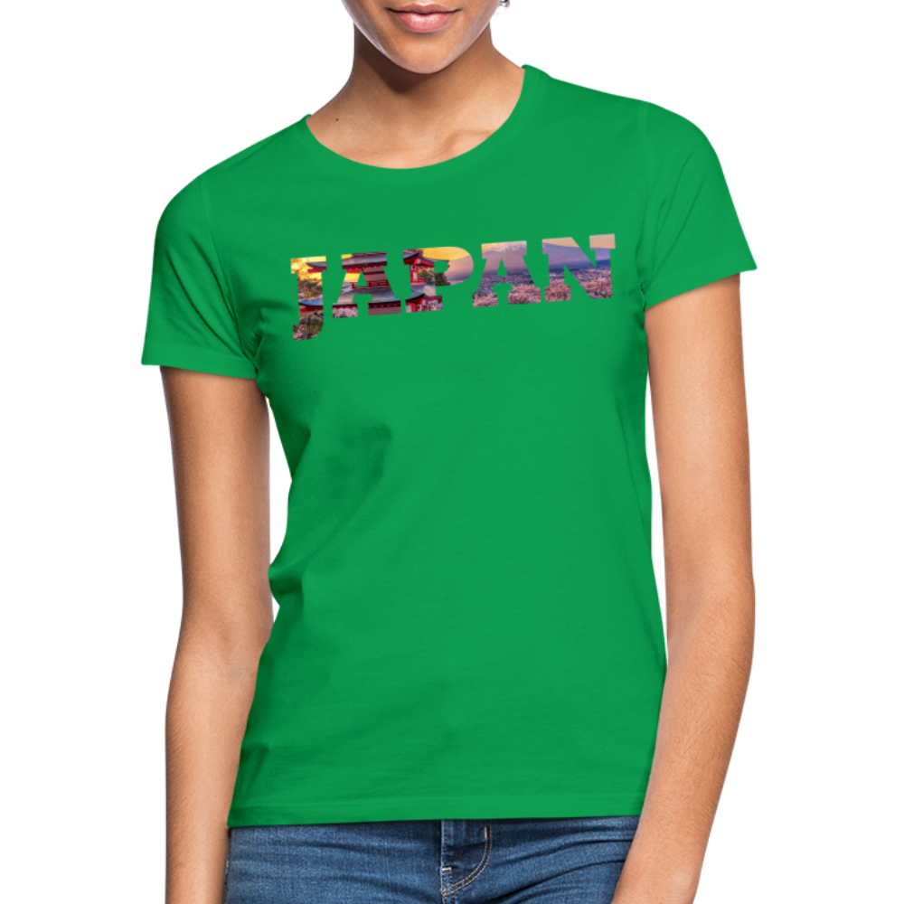 T-Shirt Ladies Japan "Bold Panorama" - Kelly Green