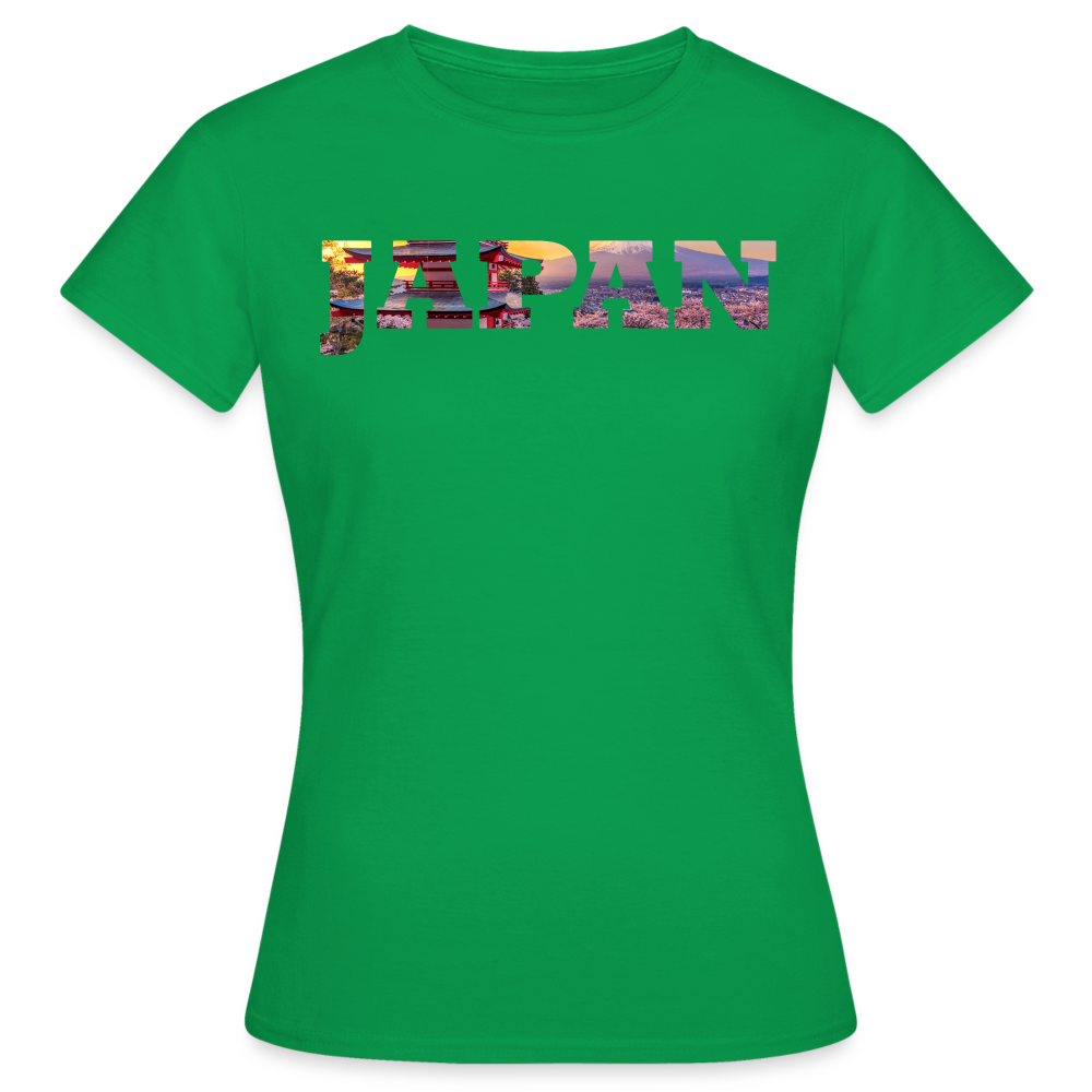 T-Shirt Ladies Japan "Bold Panorama" - Kelly Green