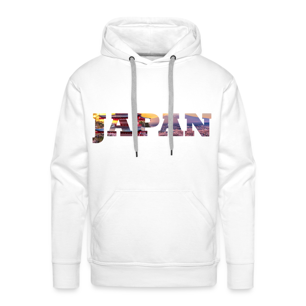 Hoodie Japan "Bold Panorama" - Weiß