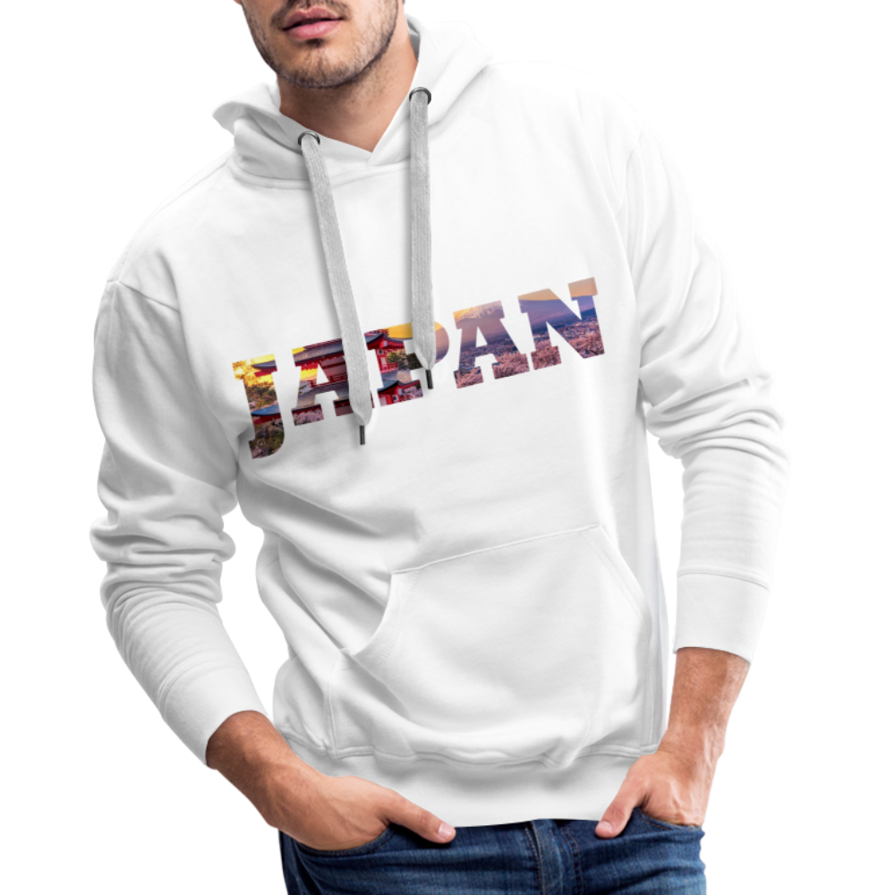 Hoodie Japan "Bold Panorama" - Weiß