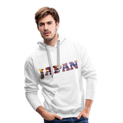 Hoodie Japan "Bold Panorama" - Weiß