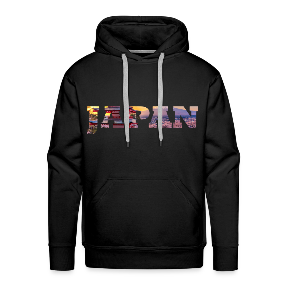 Hoodie Japan "Bold Panorama" - Schwarz
