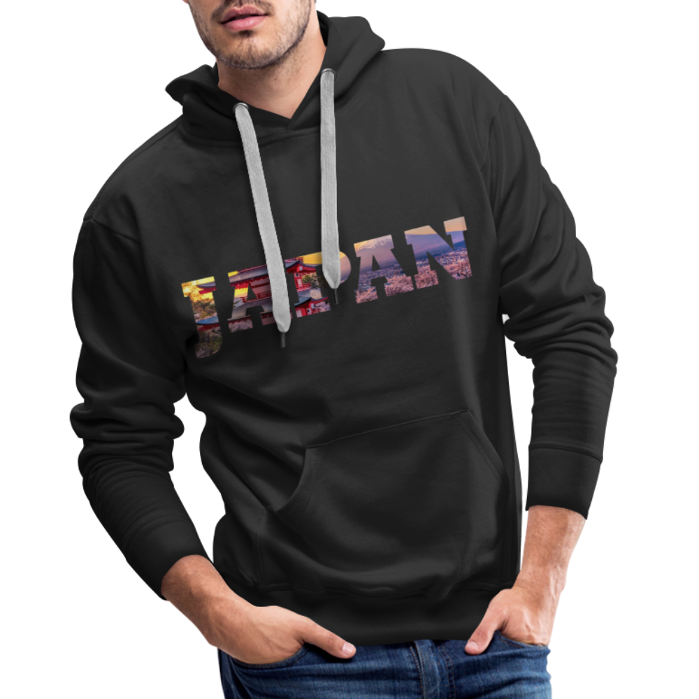Hoodie Japan "Bold Panorama" - Schwarz