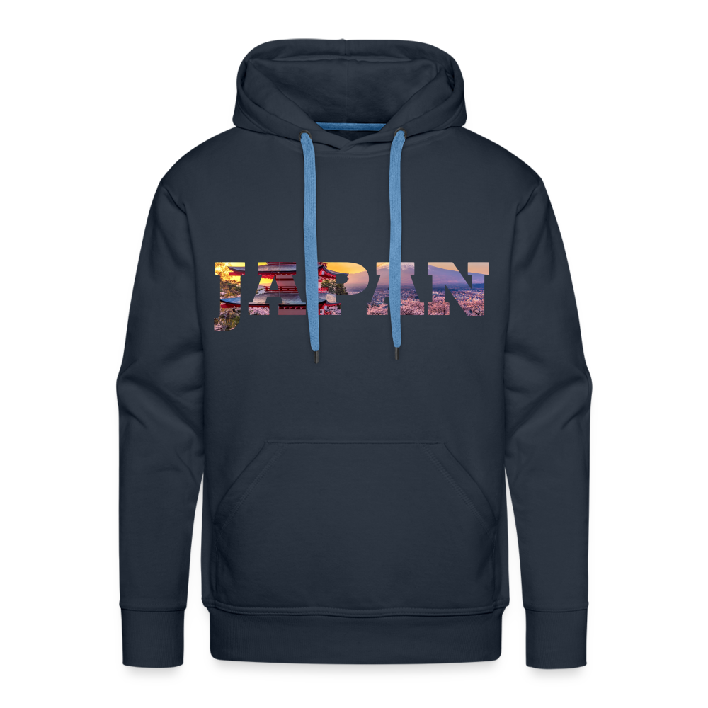 Hoodie Japan "Bold Panorama" - Navy