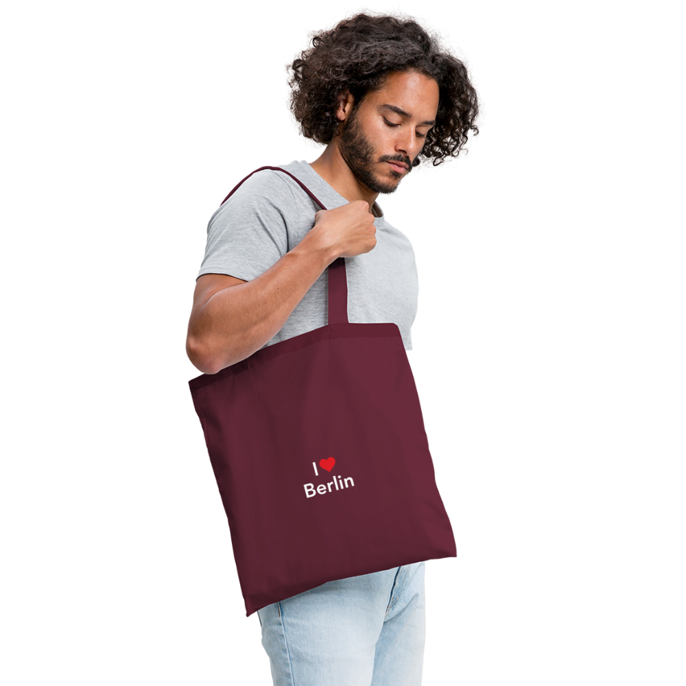 Tote Bag "I Love Berlin" - Burgunderrot