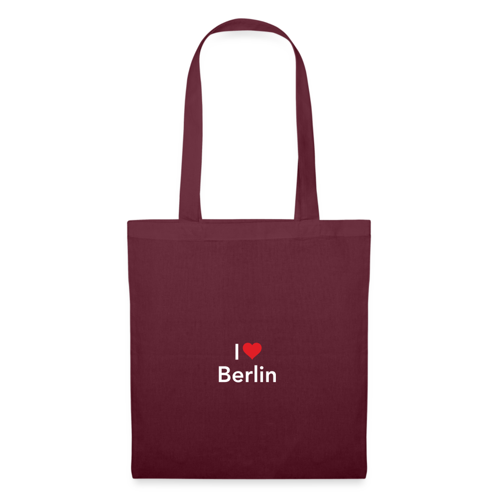 Tote Bag "I Love Berlin" - Burgunderrot