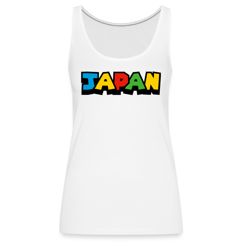 Tanktop Ladies Japan "Mario Style" - Weiß