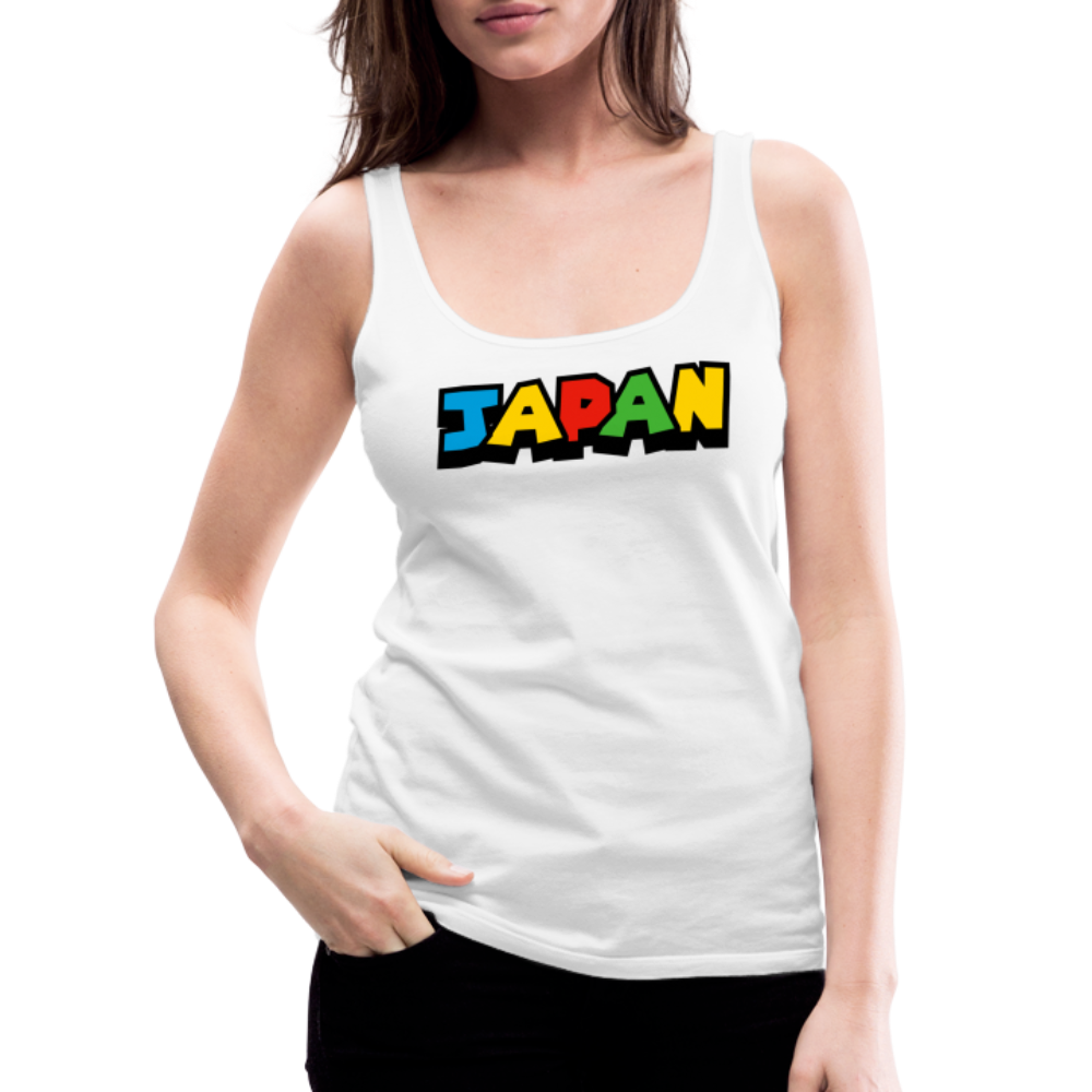 Tanktop Ladies Japan "Mario Style" - Weiß