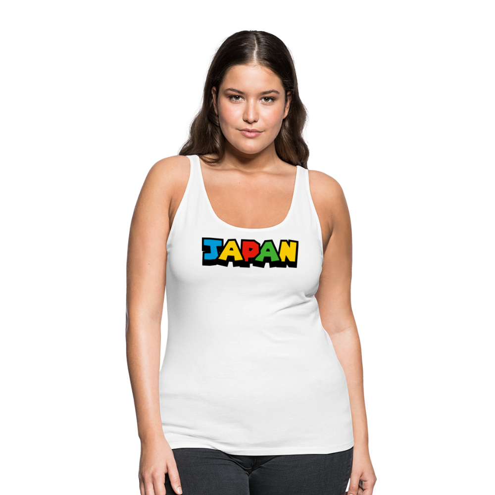 Tanktop Ladies Japan "Mario Style" - Weiß