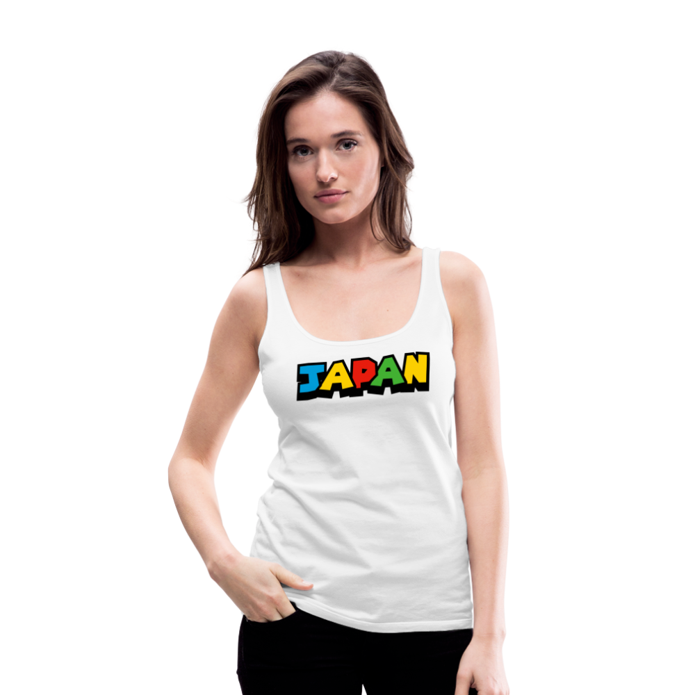Tanktop Ladies Japan "Mario Style" - Weiß