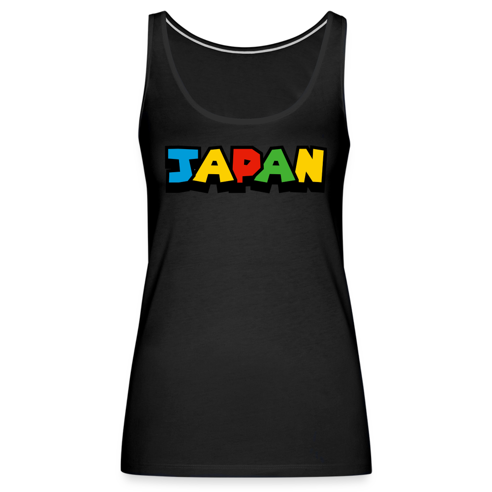 Tanktop Ladies Japan "Mario Style" - Schwarz