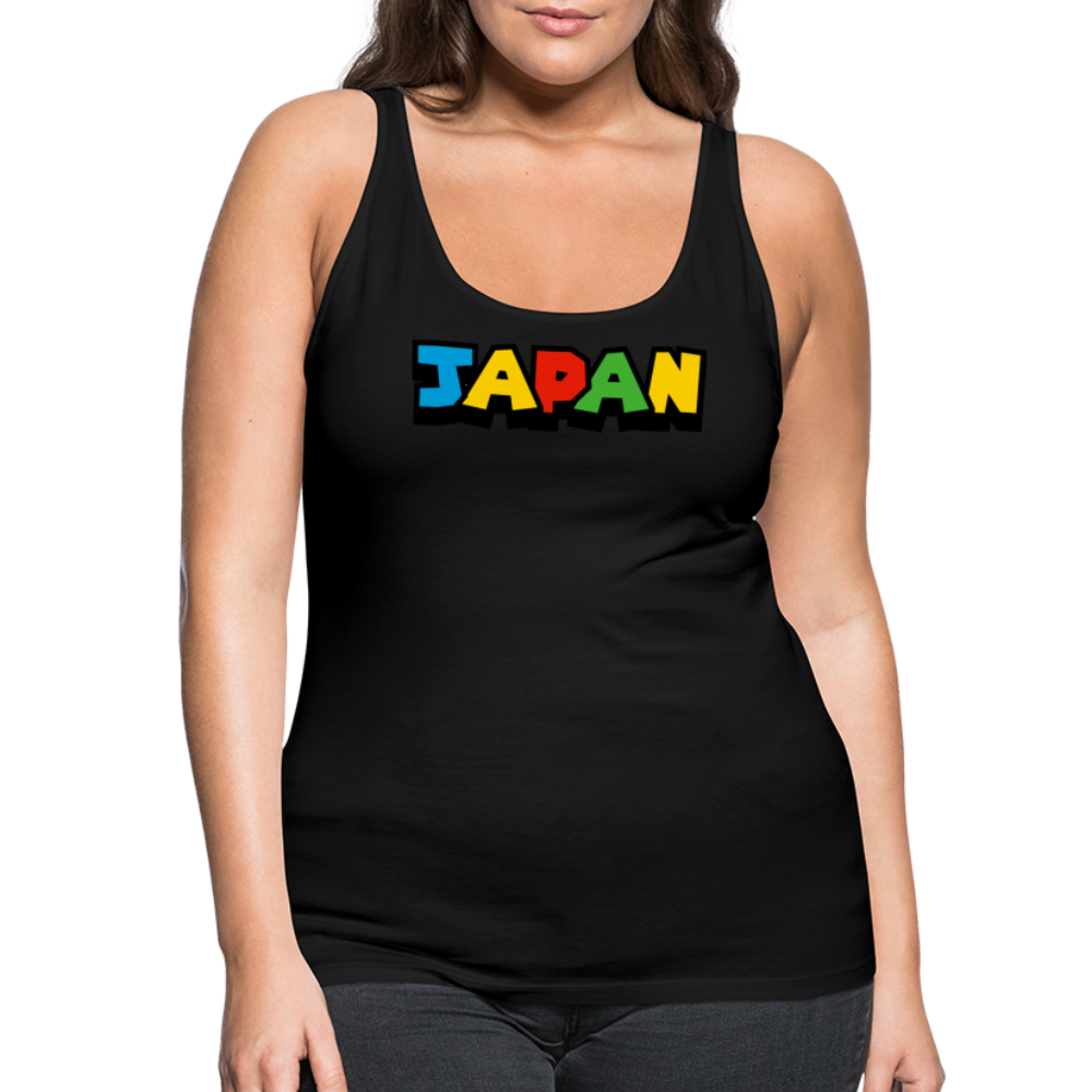Tanktop Ladies Japan "Mario Style" - Schwarz