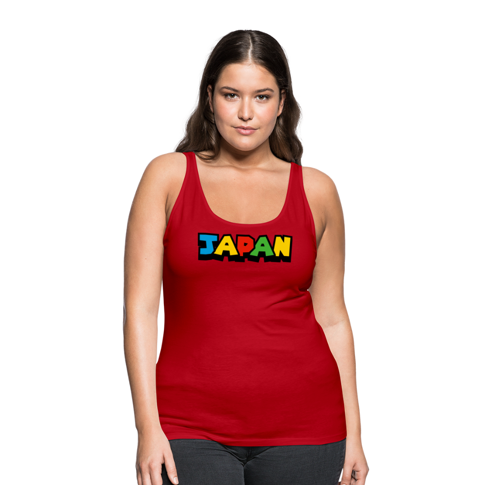 Tanktop Ladies Japan "Mario Style" - Rot