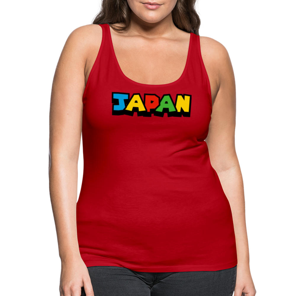 Tanktop Ladies Japan "Mario Style" - Rot