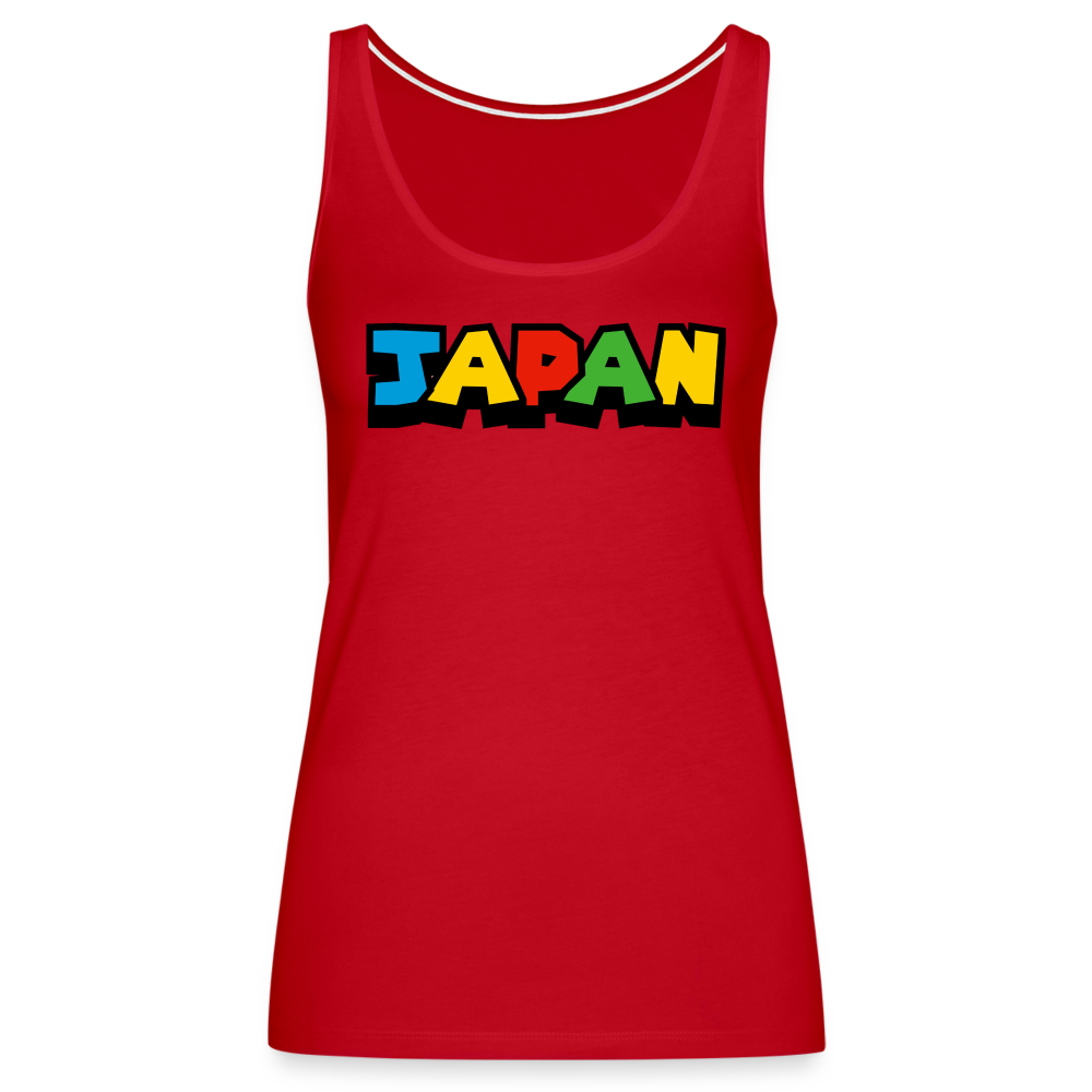 Tanktop Ladies Japan "Mario Style" - Rot