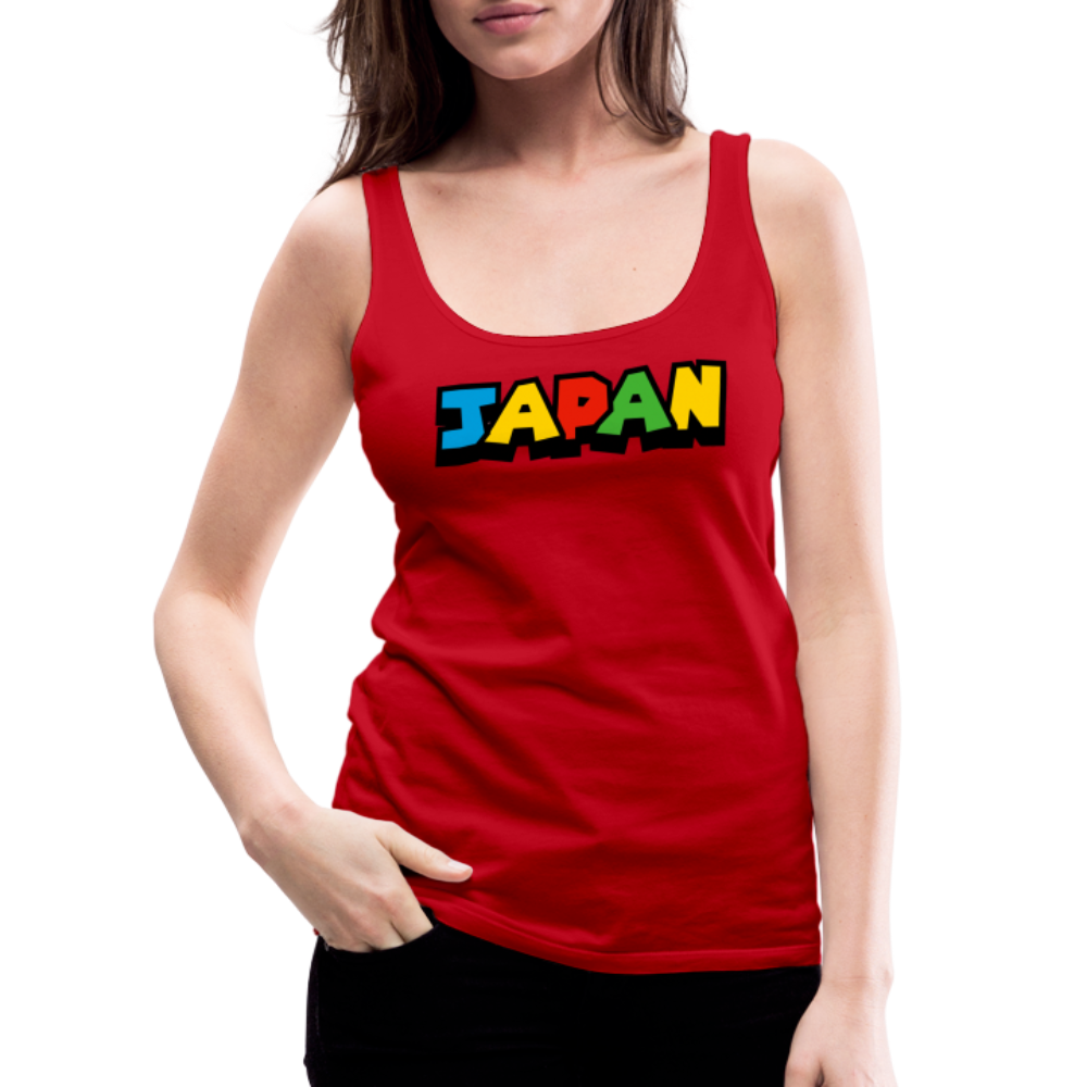 Tanktop Ladies Japan "Mario Style" - Rot