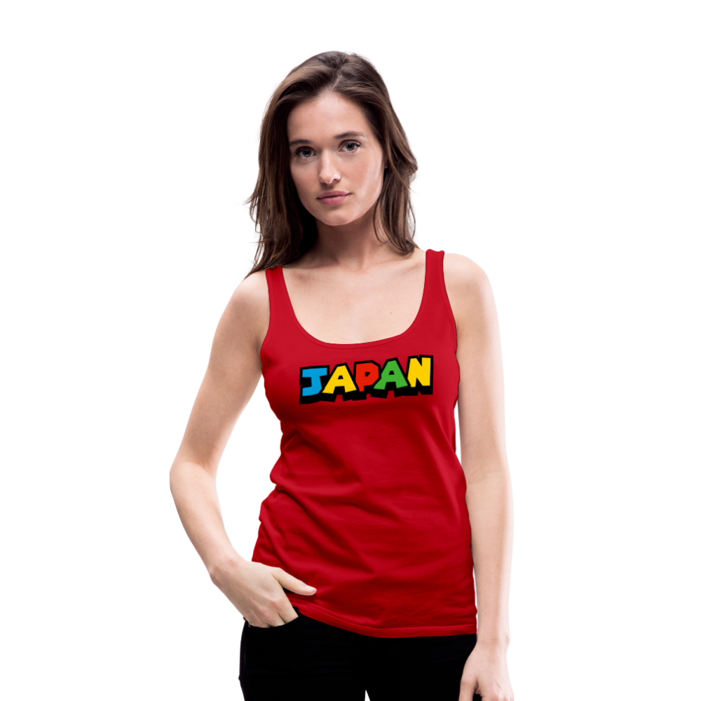 Tanktop Ladies Japan "Mario Style" - Rot