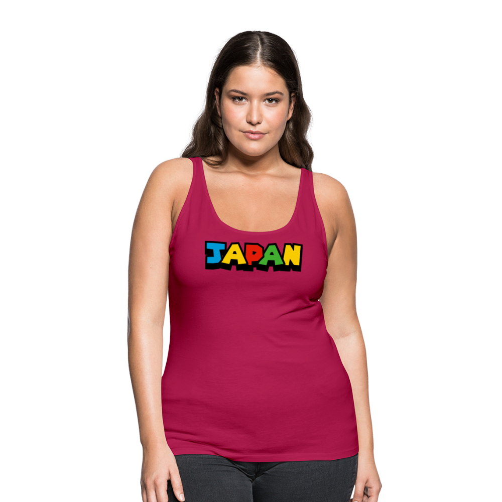Tanktop Ladies Japan "Mario Style" - dunkles Pink