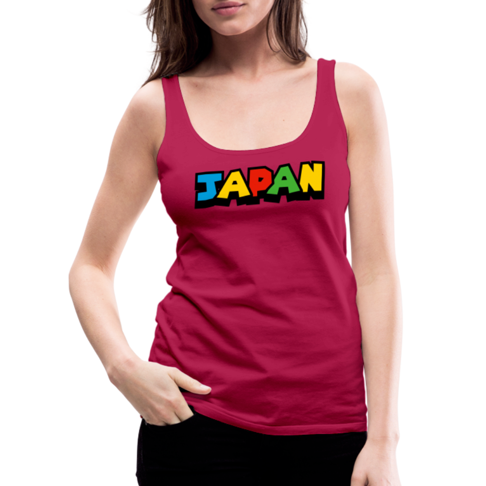 Tanktop Ladies Japan "Mario Style" - dunkles Pink