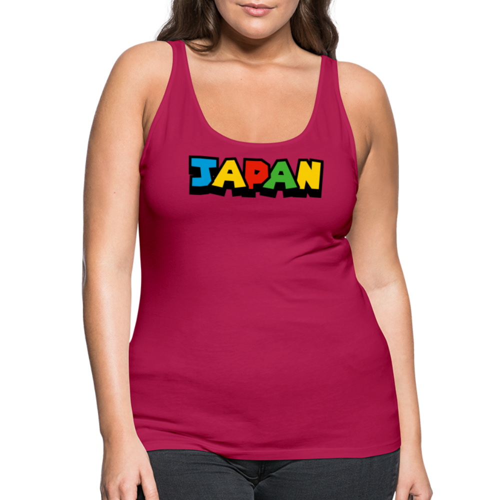 Tanktop Ladies Japan "Mario Style" - dunkles Pink