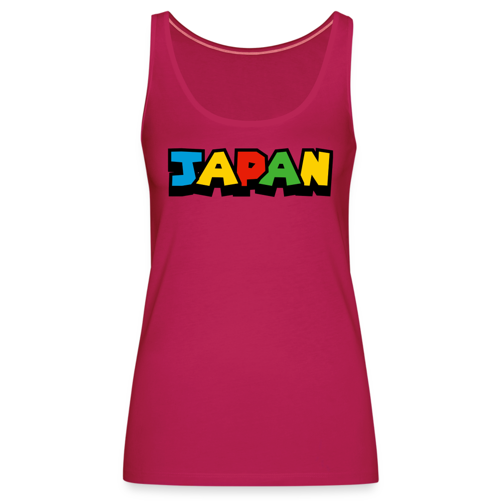 Tanktop Ladies Japan "Mario Style" - dunkles Pink