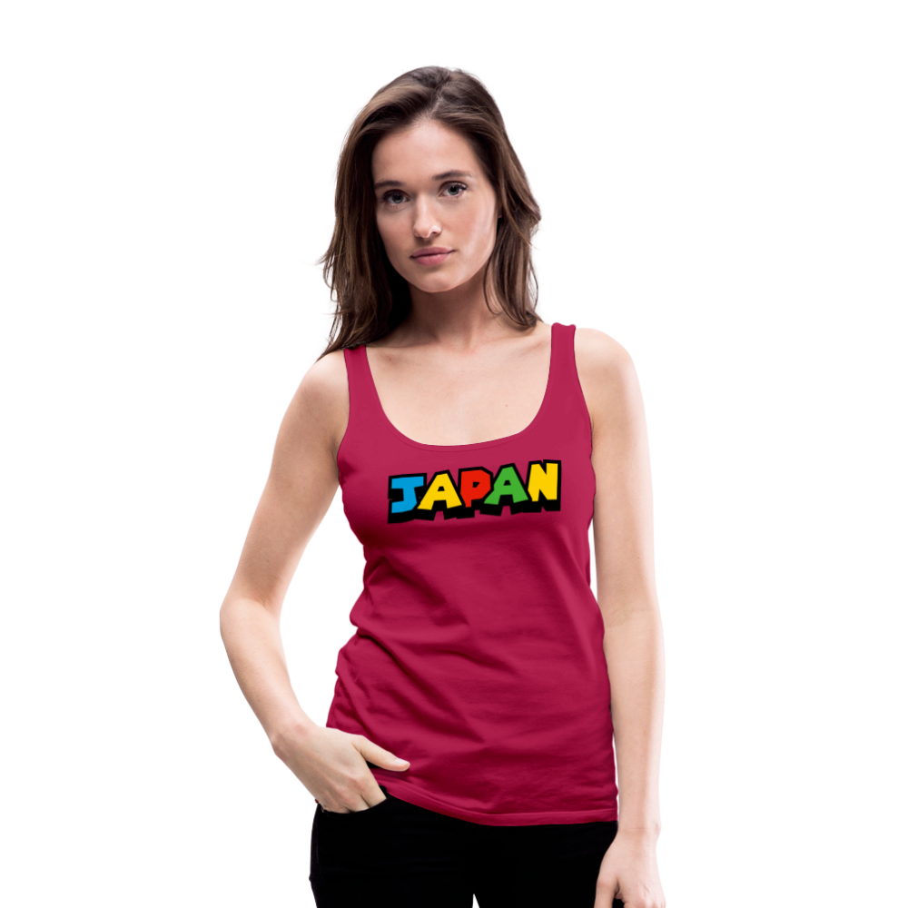 Tanktop Ladies Japan "Mario Style" - dunkles Pink
