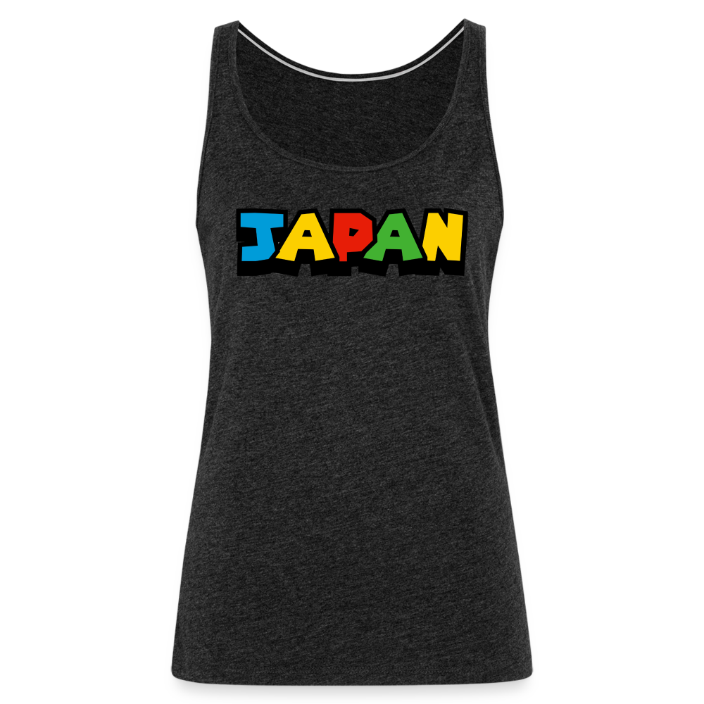 Tanktop Ladies Japan "Mario Style" - Anthrazit