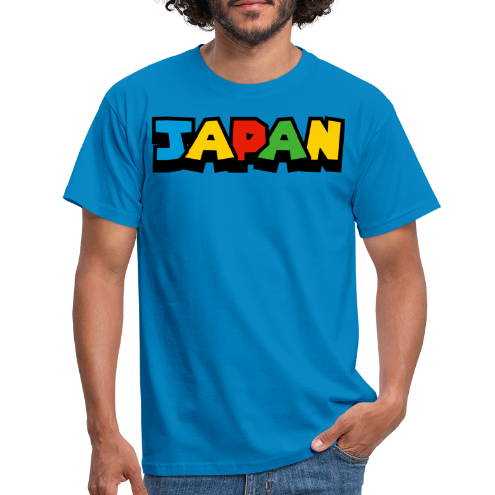 T-Shirt Japan "Mario Style" - Royalblau