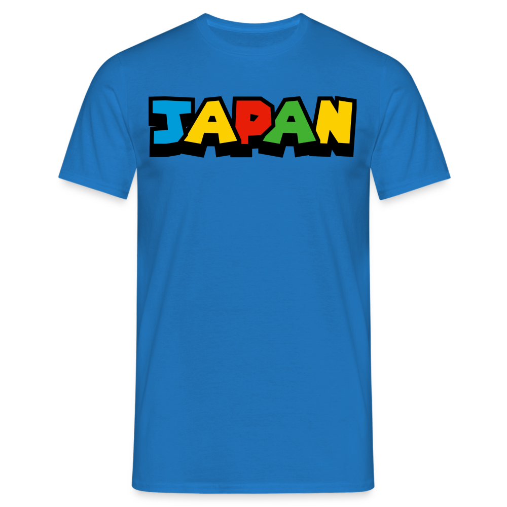 T-Shirt Japan "Mario Style" - Royalblau