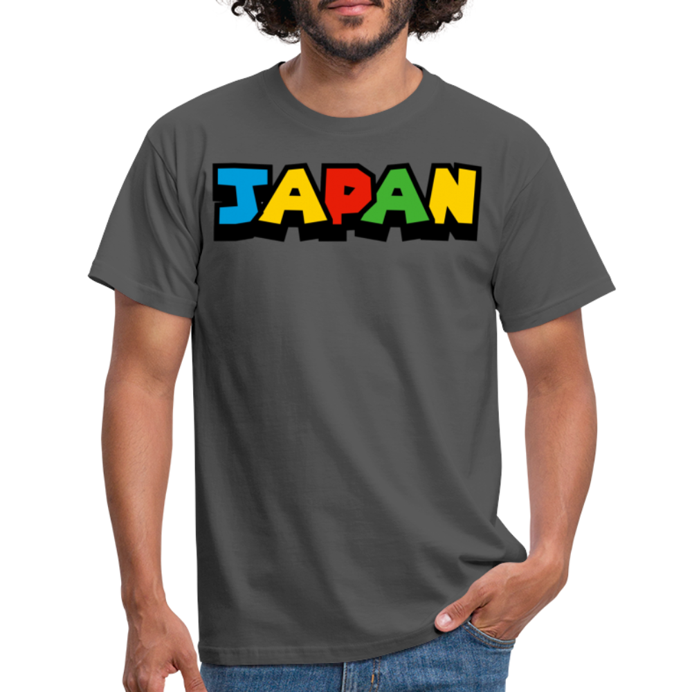 T-Shirt Japan "Mario Style" - Anthrazit
