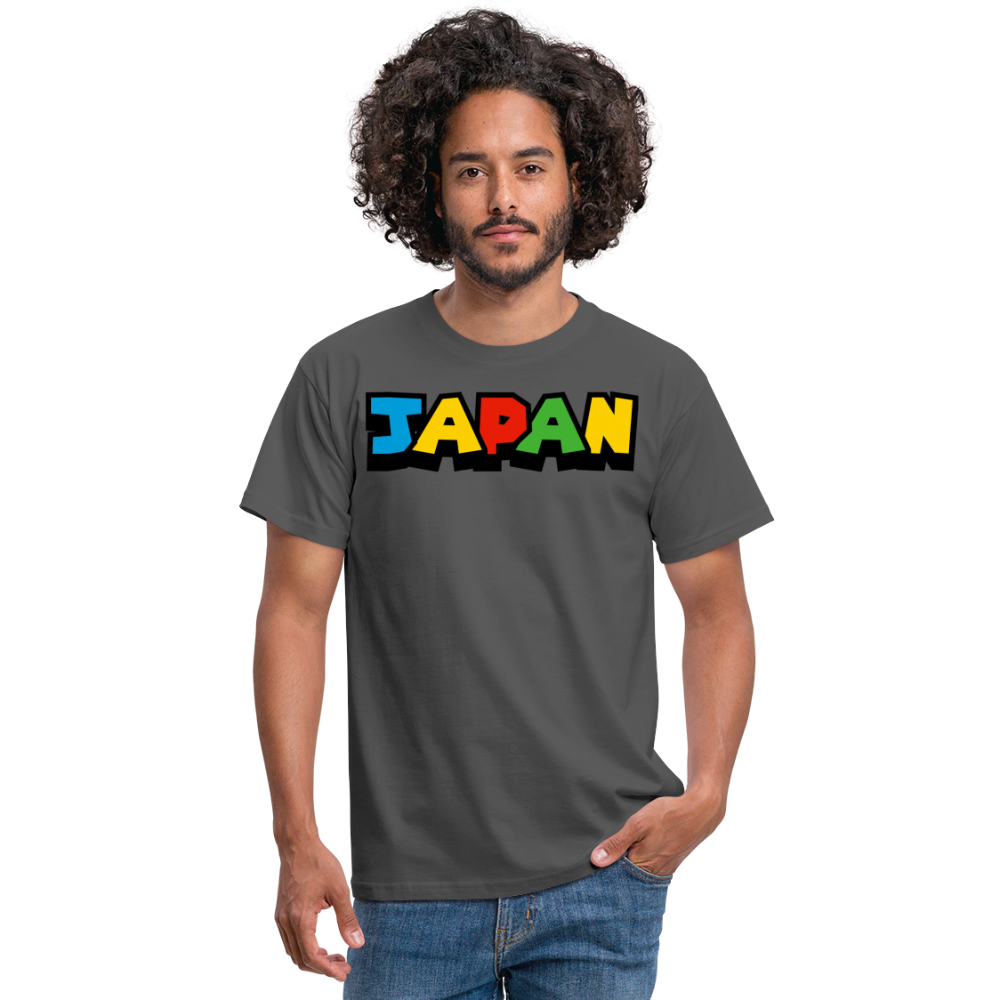 T-Shirt Japan "Mario Style" - Anthrazit