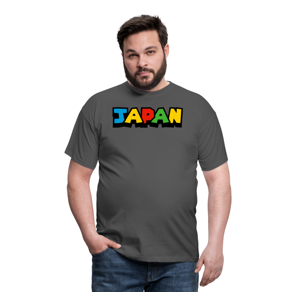 T-Shirt Japan "Mario Style" - Anthrazit