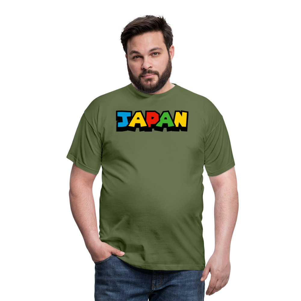 T-Shirt Japan "Mario Style" - Militärgrün