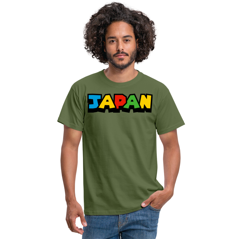 T-Shirt Japan "Mario Style" - Militärgrün