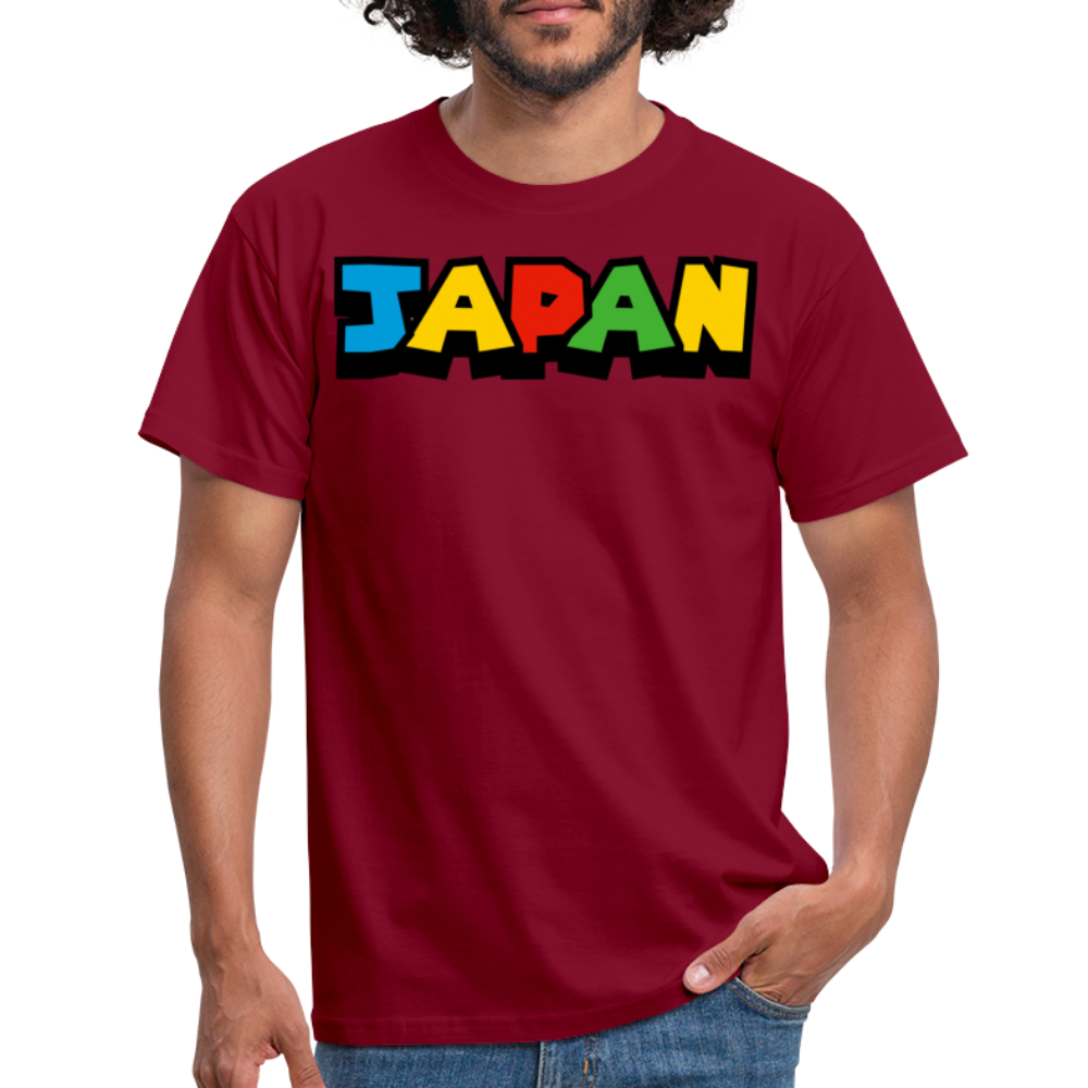 T-Shirt Japan "Mario Style" - Ziegelrot