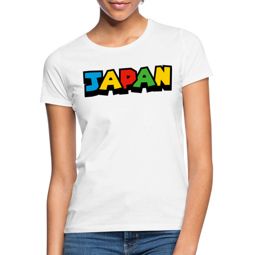 T-Shirt Ladies Japan "Mario Style" - Weiß