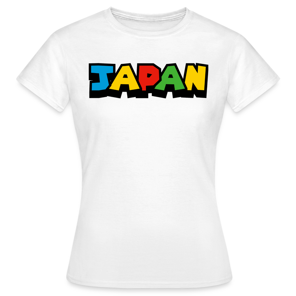 T-Shirt Ladies Japan "Mario Style" - Weiß
