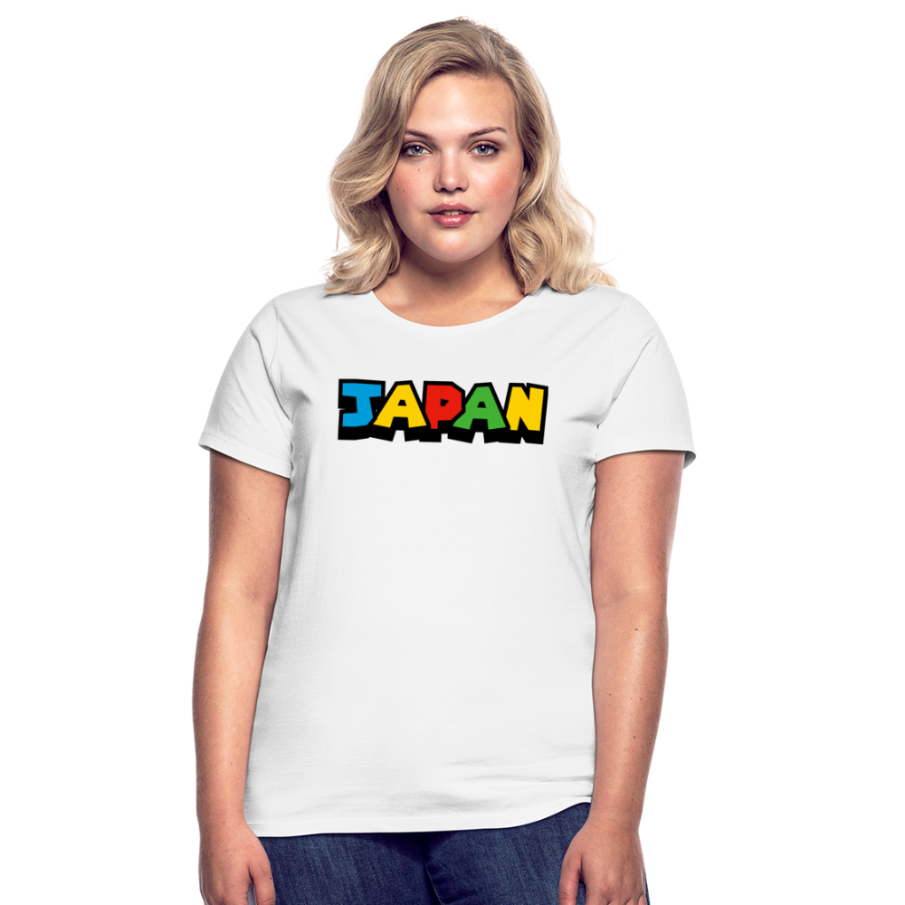 T-Shirt Ladies Japan "Mario Style" - Weiß