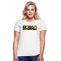 T-Shirt Ladies Japan "Mario Style" - Weiß