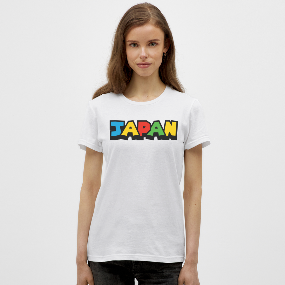 T-Shirt Ladies Japan "Mario Style" - Weiß
