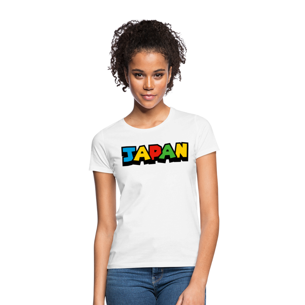 T-Shirt Ladies Japan "Mario Style" - Weiß