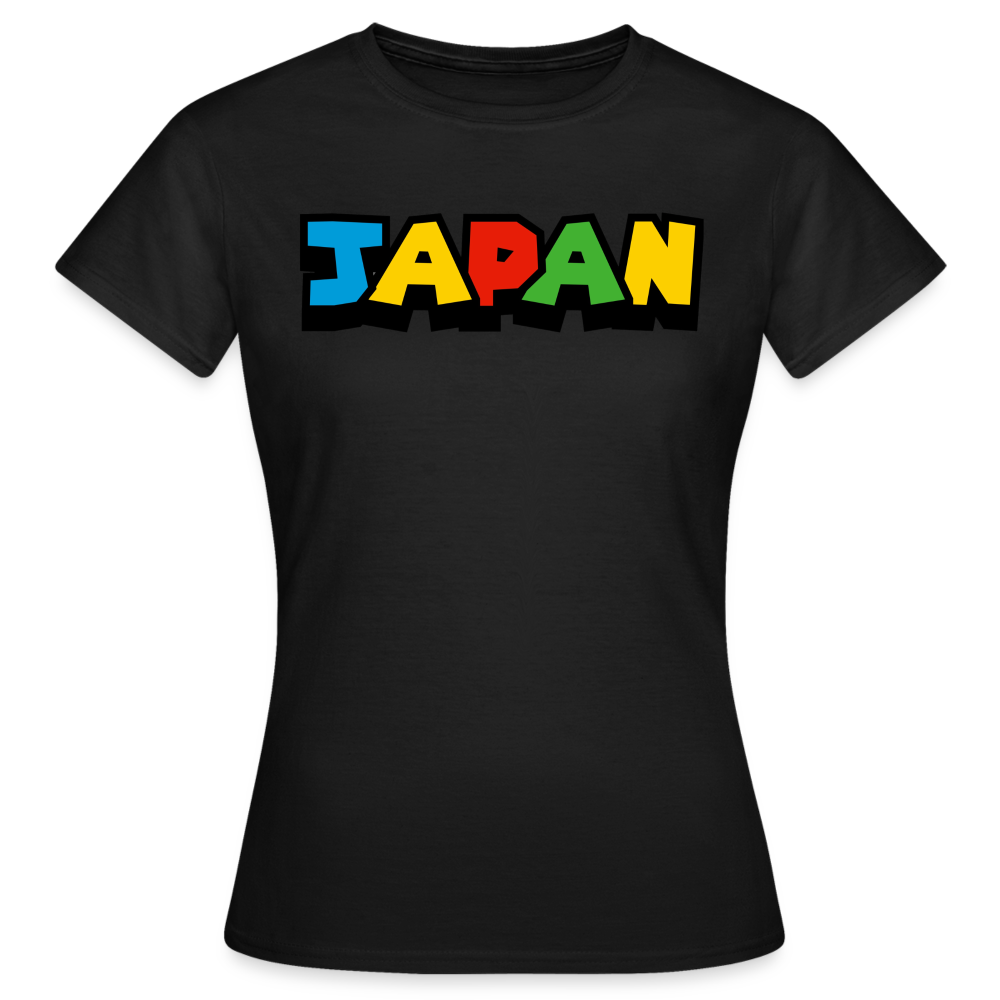 T-Shirt Ladies Japan "Mario Style" - Schwarz