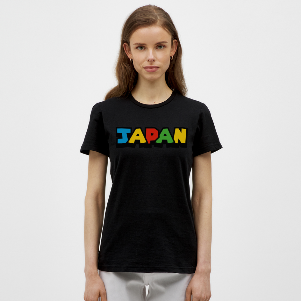 T-Shirt Ladies Japan "Mario Style" - Schwarz